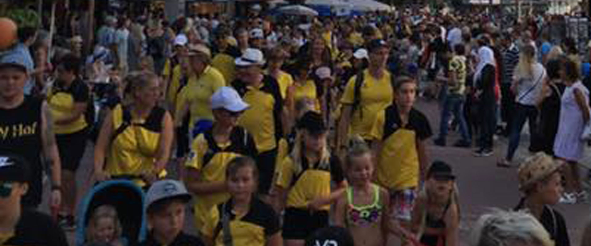 Mitglieder des Schwimmverein beim Volksfestumzug